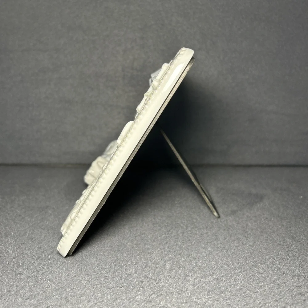 Russ Berrie Baby's First Baptism Ceramic Photo Frame Christening Keepsake - Picture 5 of 6